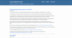 Desktop Screenshot of greybeardedgeek.net